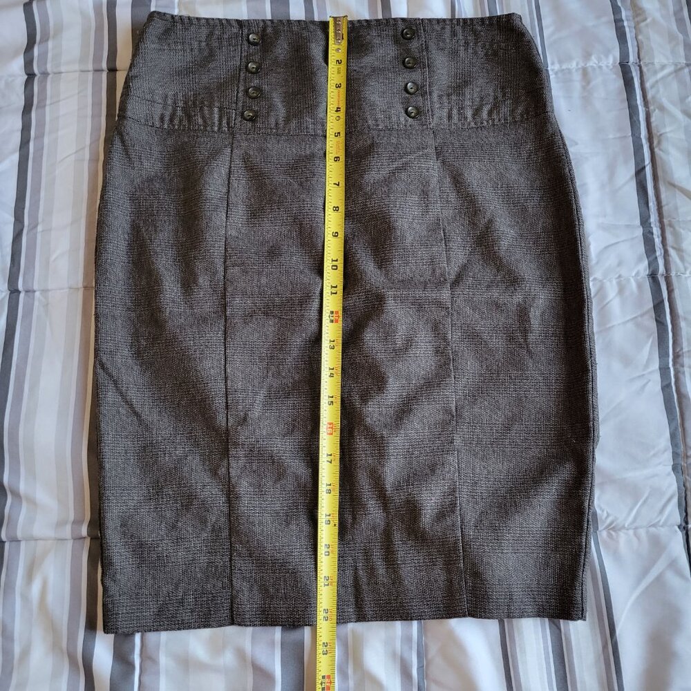 Vintage Skirt Size 6 and 8 Black Brown 2PC - Picture 9 of 10